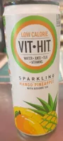 Sparkling mango pineapple with rooibos tea