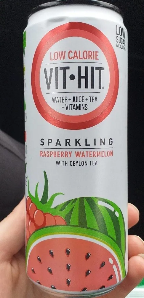 Sparkling raspberry watermelon with ceylon tea