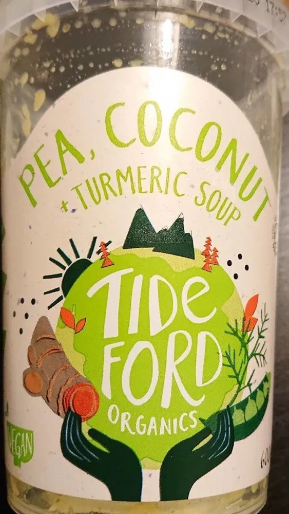 Pea, Coconut +Turmeric Soup