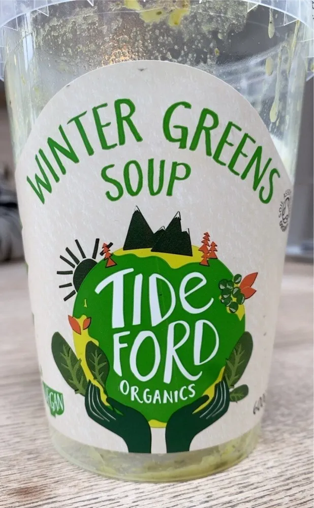 Winter greens soup