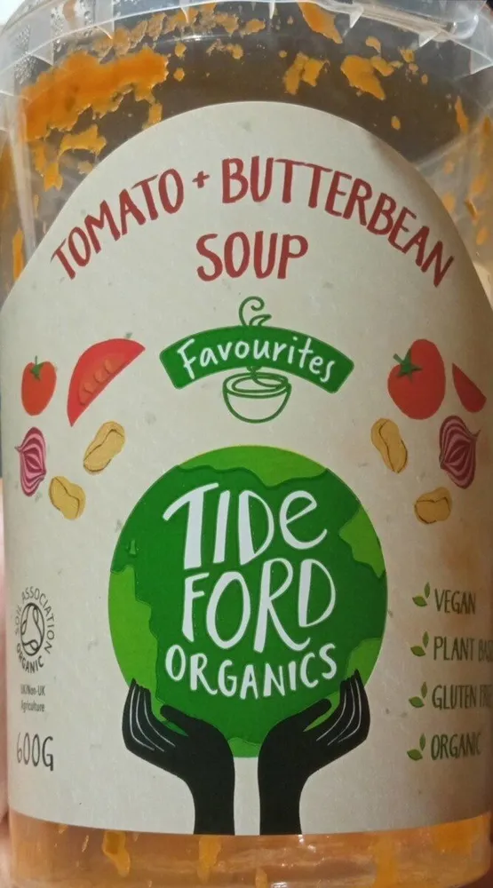 Tomato + butterbean soup