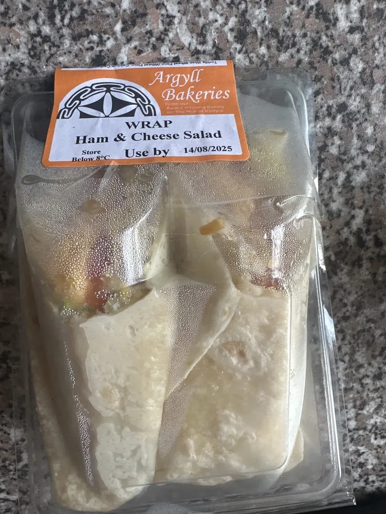 Ham And Cheese Salad Wrap