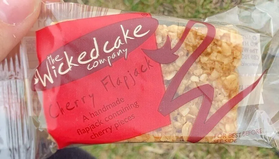 the wicked cake cherry flapjack