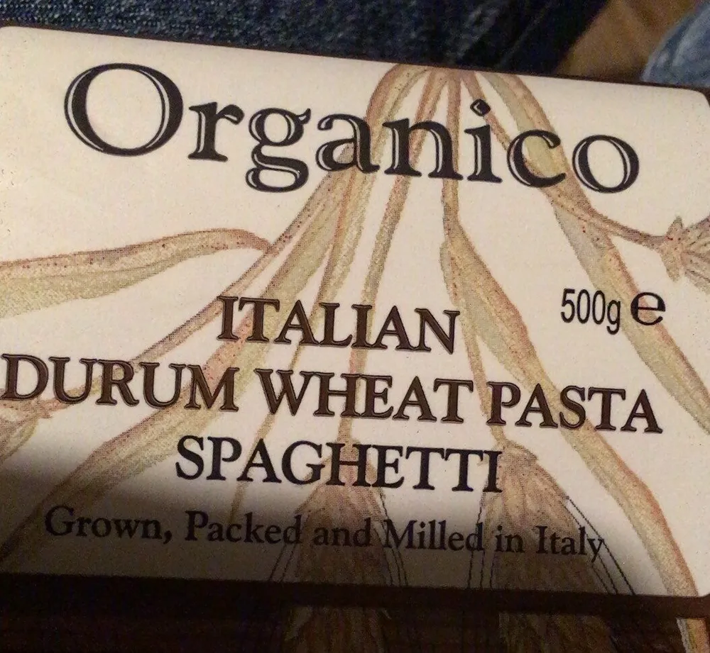 Italian durum wheat pasta spaghetti