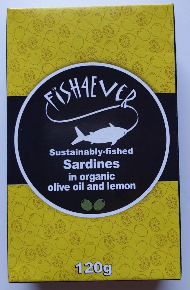 Sardines in organic olive oil and lemon