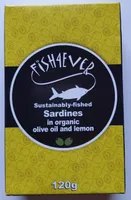 Sardines in organic olive oil and lemon