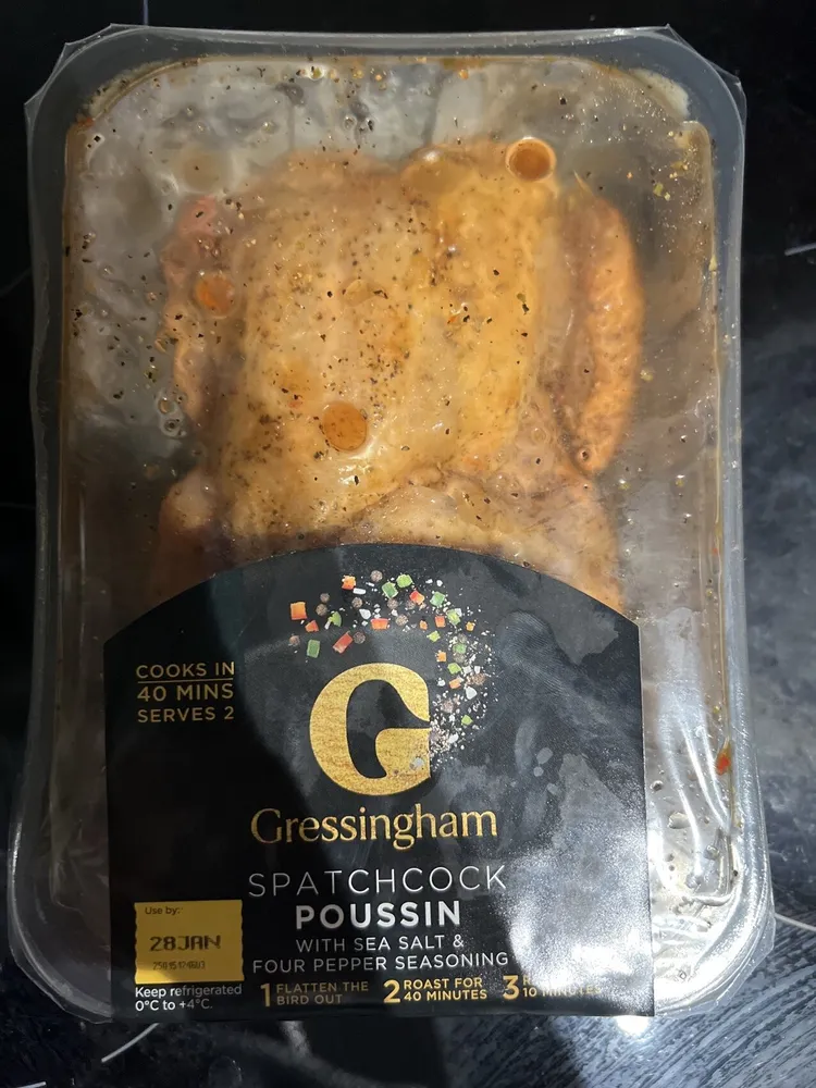 Spatchcock poussin