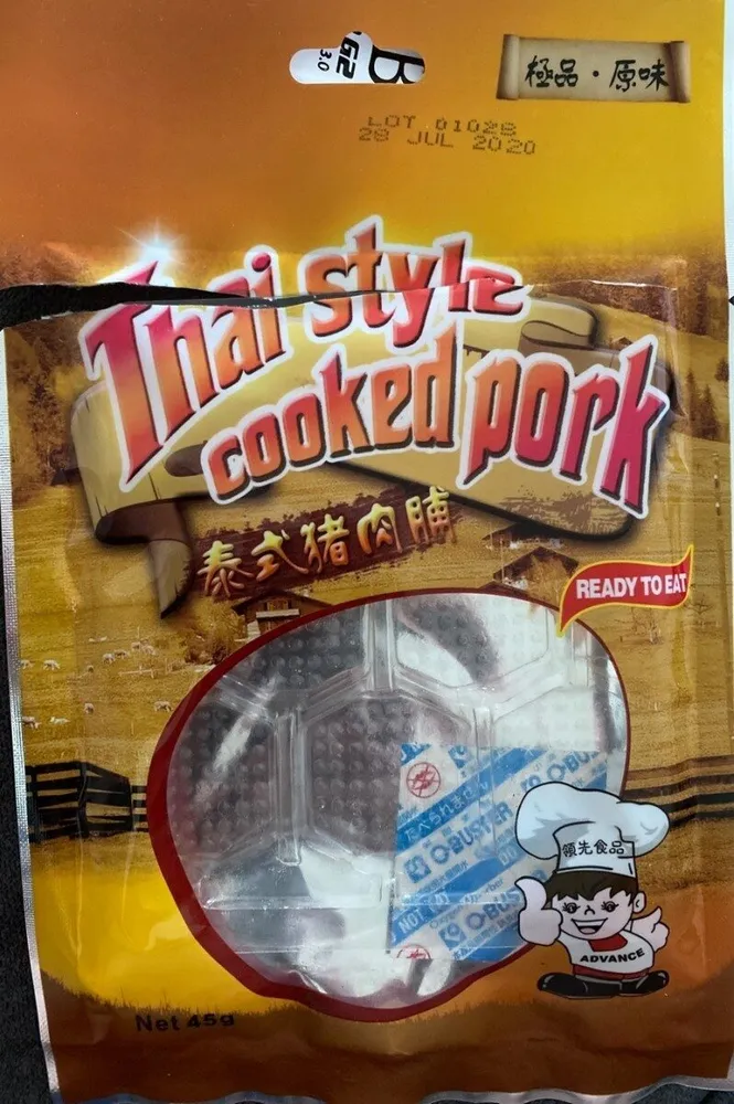 Thai style cooked pork