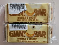 Banana & Yogurt Flavour Topped Oat Bar