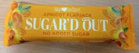 Apricot flapjack sugar'd out