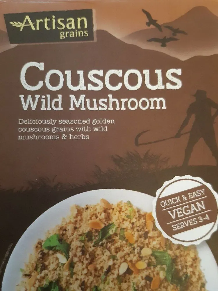 Couscous with wild mushroom