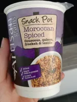 Moroccan spiced couscous, quinoa, freekeh & lentils