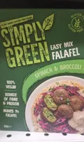 Easy mix falafel espinaca y brocoli