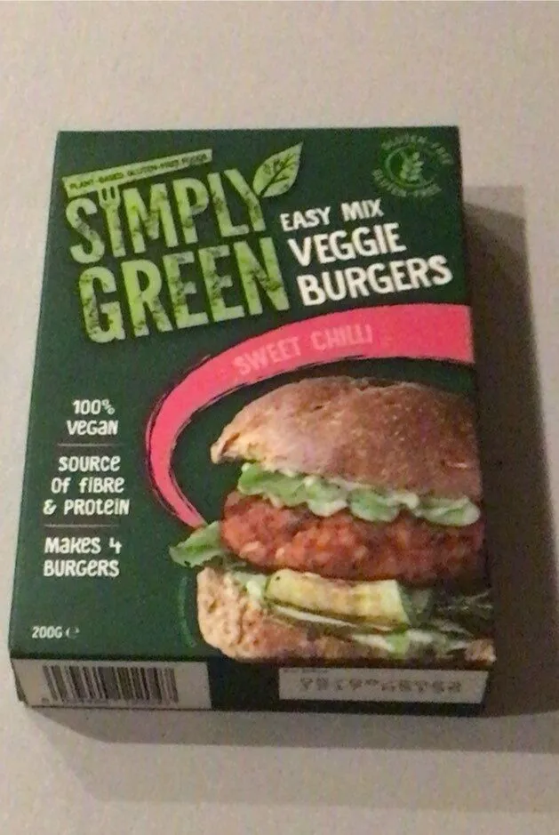 Easy mix veggie burgers