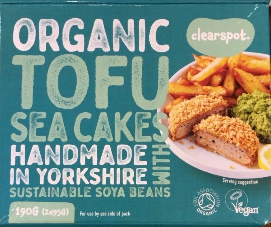 Organic tofu sea cakes
