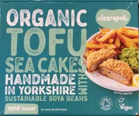 Organic tofu sea cakes
