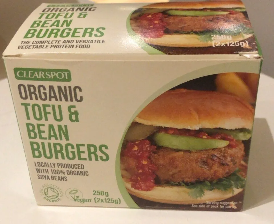 Tofu & bean burgers