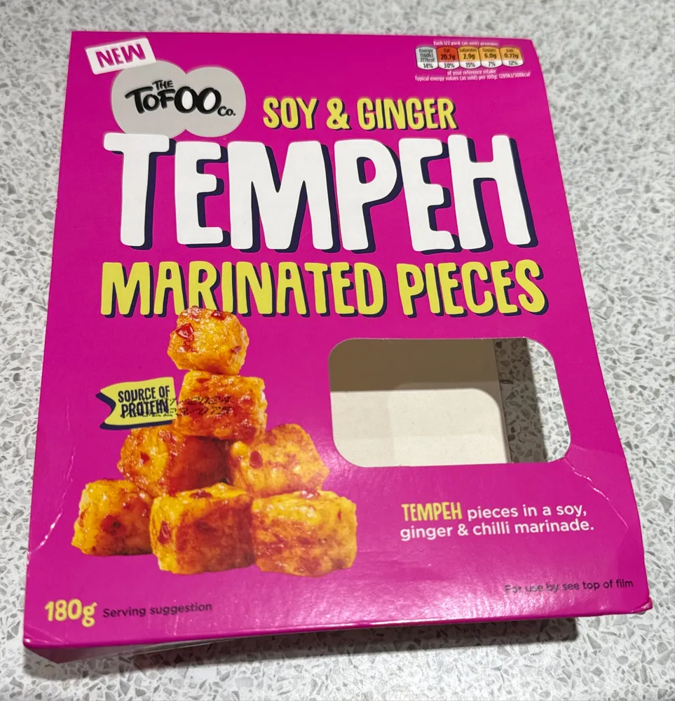 Soy & Ginger Tempeh Marinated Pieces