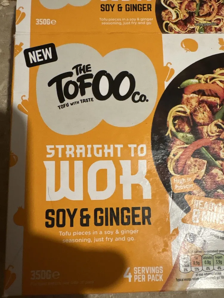 Soy And Ginger Tofu
