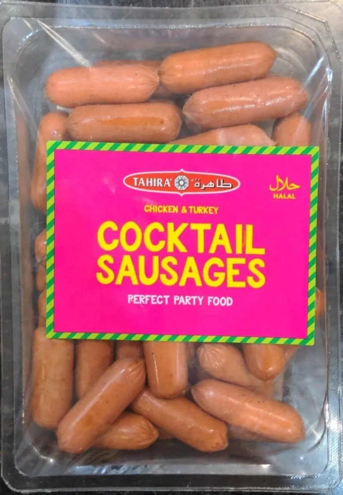 Xhicken and turkey cocktail sausages