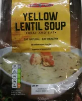 Yellow lentil soup