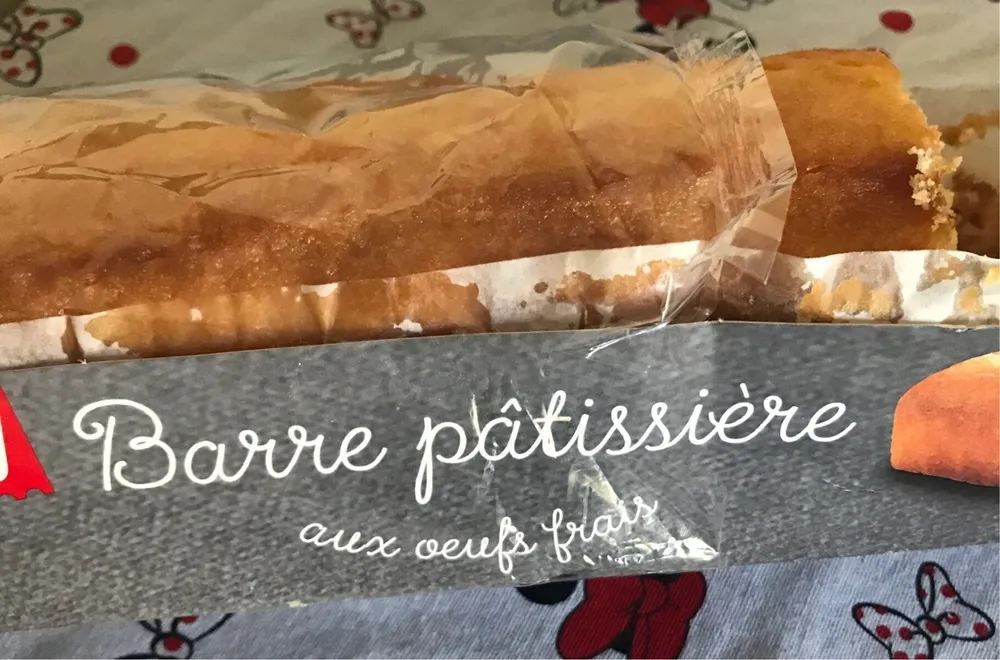 Barre pâtissière
