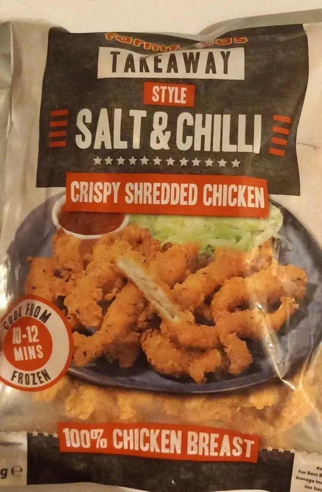 Salt and chilli crispy shredded chicken