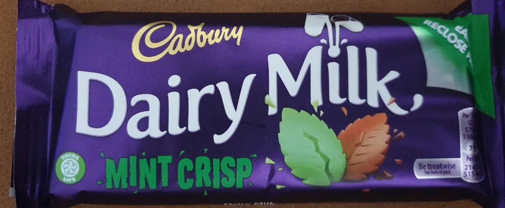 DAIRY MILK MINT CRISP