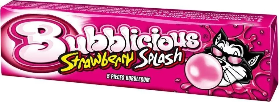 Bubblicious Strawberry Splash X18