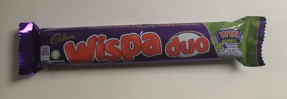 Cadbury wispa chocolate bar