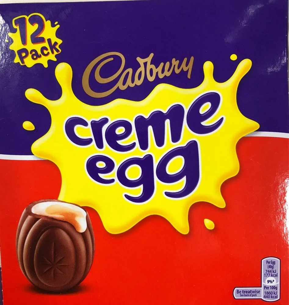 Cadbury creme egg chocolate eggs