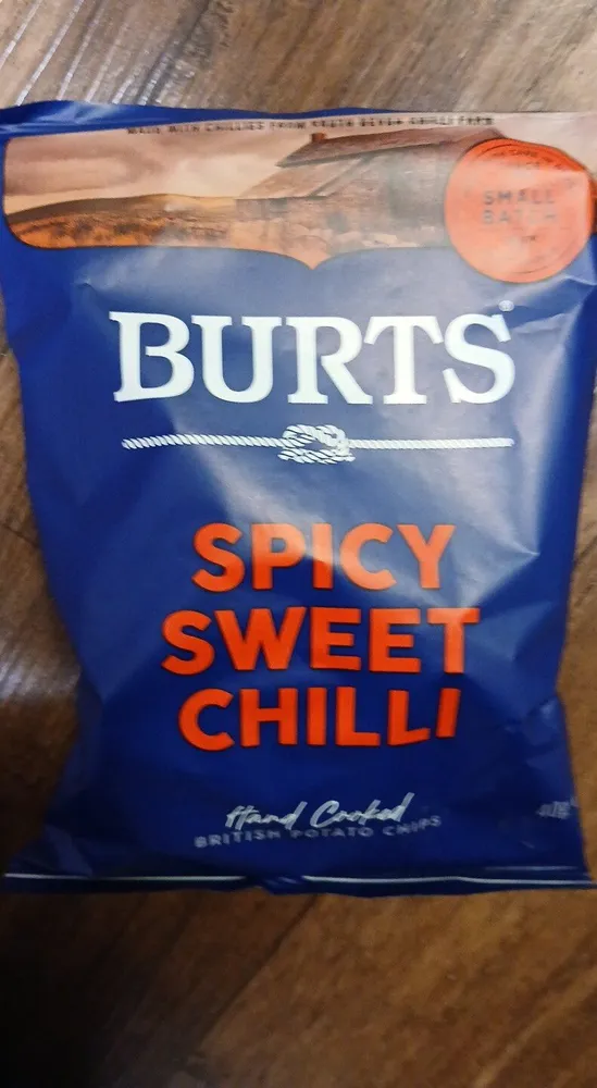 Burts British Hand Cooked Potato Chips Thai Sweet Chilli