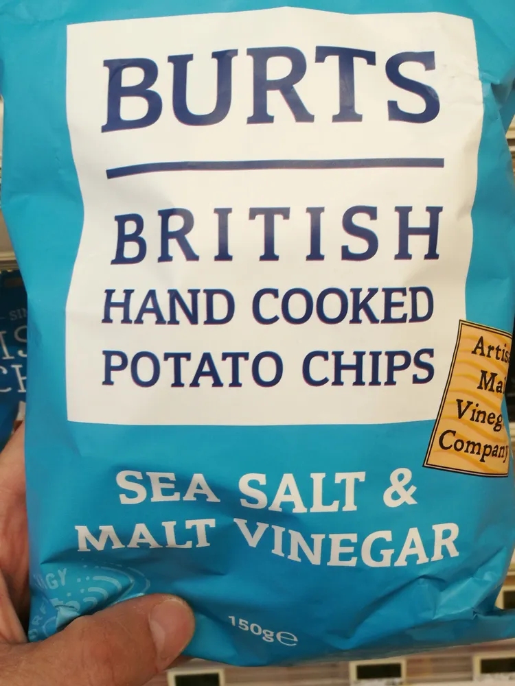 Burts Sea Salt & Malted Vinegar Potato Chips imp
