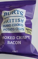 British Hand Cooked Potato Chips Smoked Crispy Bacon