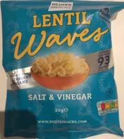 Burts snacks lentil waves