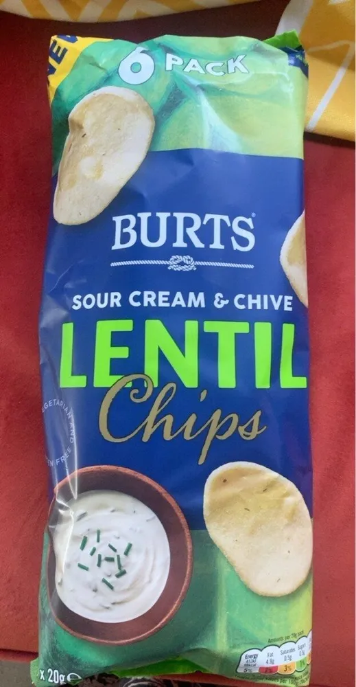 Sour cream & chive lentil chiis