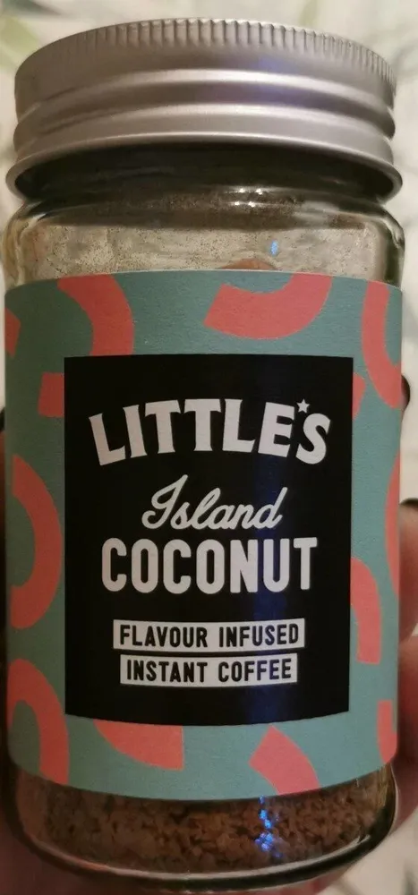 Flavour infused instant coffee - coconut