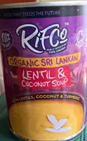 organic Sri Lankan Lentil & Coconut Soup