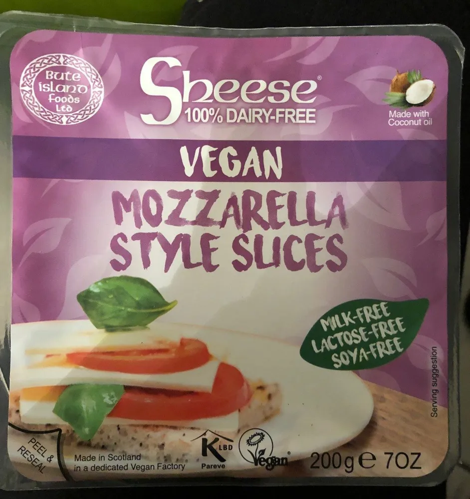 Mozzarella style slices