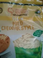Grated mild cheddar style