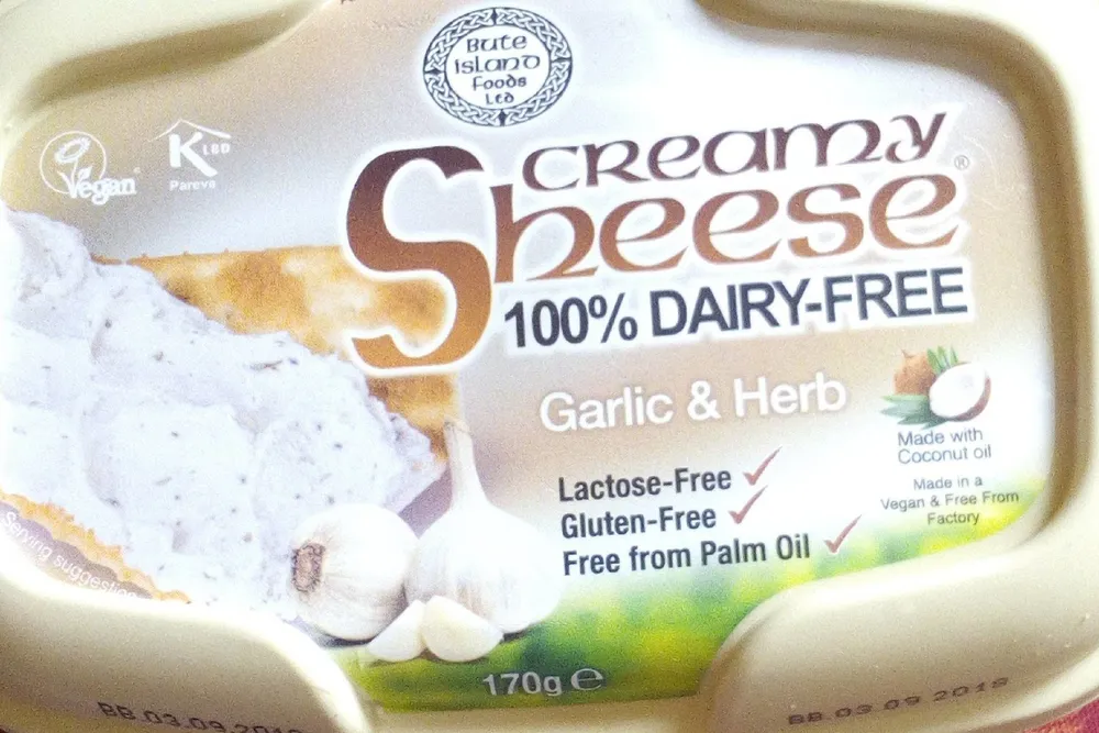 Creamy cheese 100% dairy-free