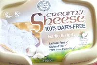 Creamy cheese 100% dairy-free
