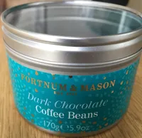 Dark chocolate coffee beans