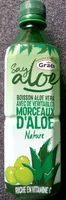 ALOE VERA DRINK white real aloe pieces
