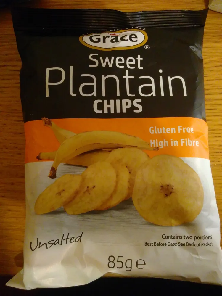 Sweet Plantain Chips Unsalted