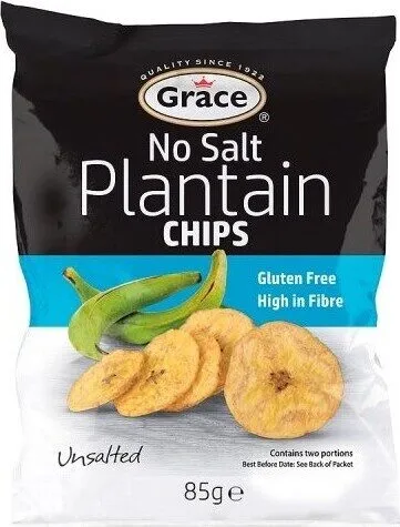 No Salt Plantain Chips