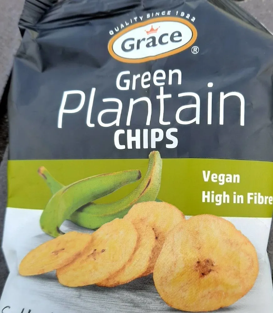 Green plantain chips
