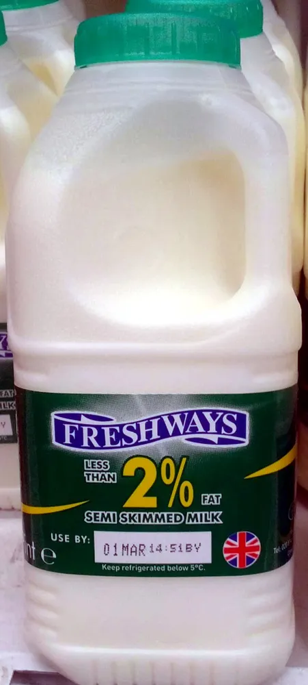 Semi skimmed milk