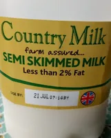 Country Milk Semi skimmed