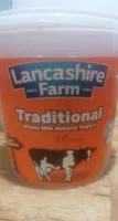 Traditional whole milk natural yogurt